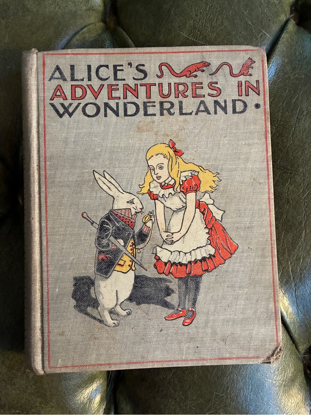 Rare 1899 Alice in Wonderland - McKibbon first color plate edition
